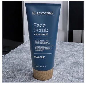 Blackstone Men's Grooming Face Scrub - 2-1 Sea & Surf Made in the 🇺🇸